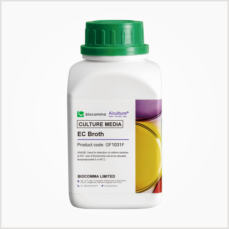 Môi trường vi sinh EC-MUG Medium, hộp 100g, Hãng Biocomma, China